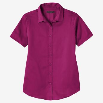 Port Authority Women's Short Sleeve SuperPro ReactTwill Shirt