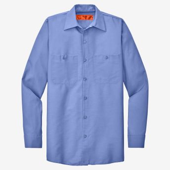 Red Kap Long Sleeve Industrial Work Shirt