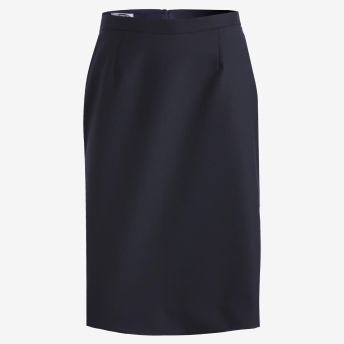Ladies Wool Blend Straight Skirt