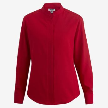 Ladies Stand-Up Collar Shirt