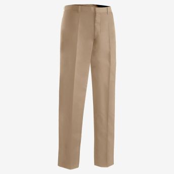 Mens Microfiber Flat Front Pant