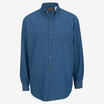 Denim Midweight Long Sleeve Shirt