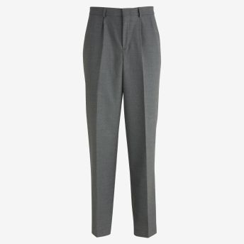 Mens Pleated Front Poly/Wool Pant