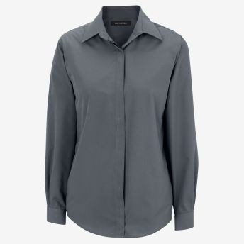 Broadcloth Fly-Front Cafe Shirt