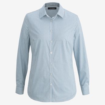 No-Iron Stretch Broadcloth Long-Sleeve Dress Shirt