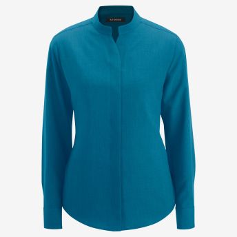 Easy-Care Performance Open Collar Shirt
