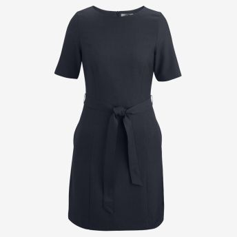Ladies Synergy Washable Jewel Neck Dress