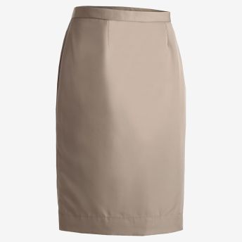 Ladies Microfiber Straight Skirt
