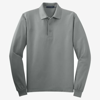 Port Authority Silk Touch Long Sleeve Polo