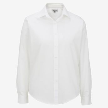 Ladies Pinpoint Oxford Shirt - Long Sleeve