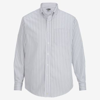 Mens Double Stripe Dress Poplin Shirt