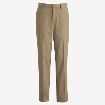 Mens Ez Fit Utility Chino Flat Front Pant
