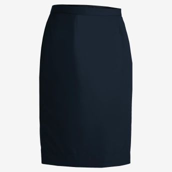 Ladies Polyester Straight Skirt