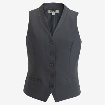 Ladies Ottoman Trim Vest