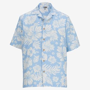 Hibiscus 2-Color Camp Shirt