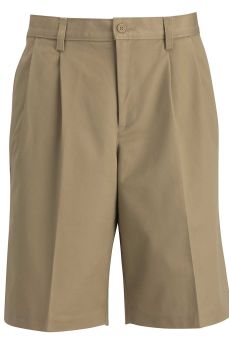 Mens Utility Chino Pleated Front Short