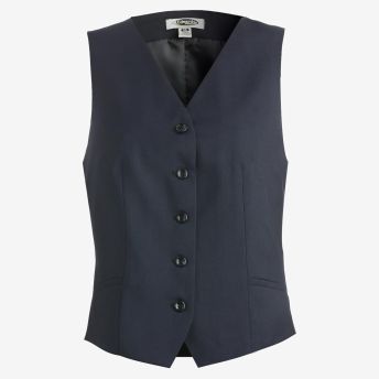 Ladies Synergy Washable High-Button Vest