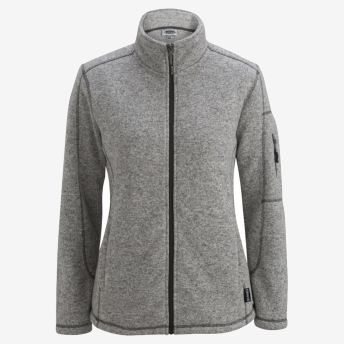 Ladies Sweater Knit Fleece Jacket