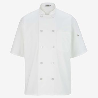 10 Button Short Sleeve Chef Coat