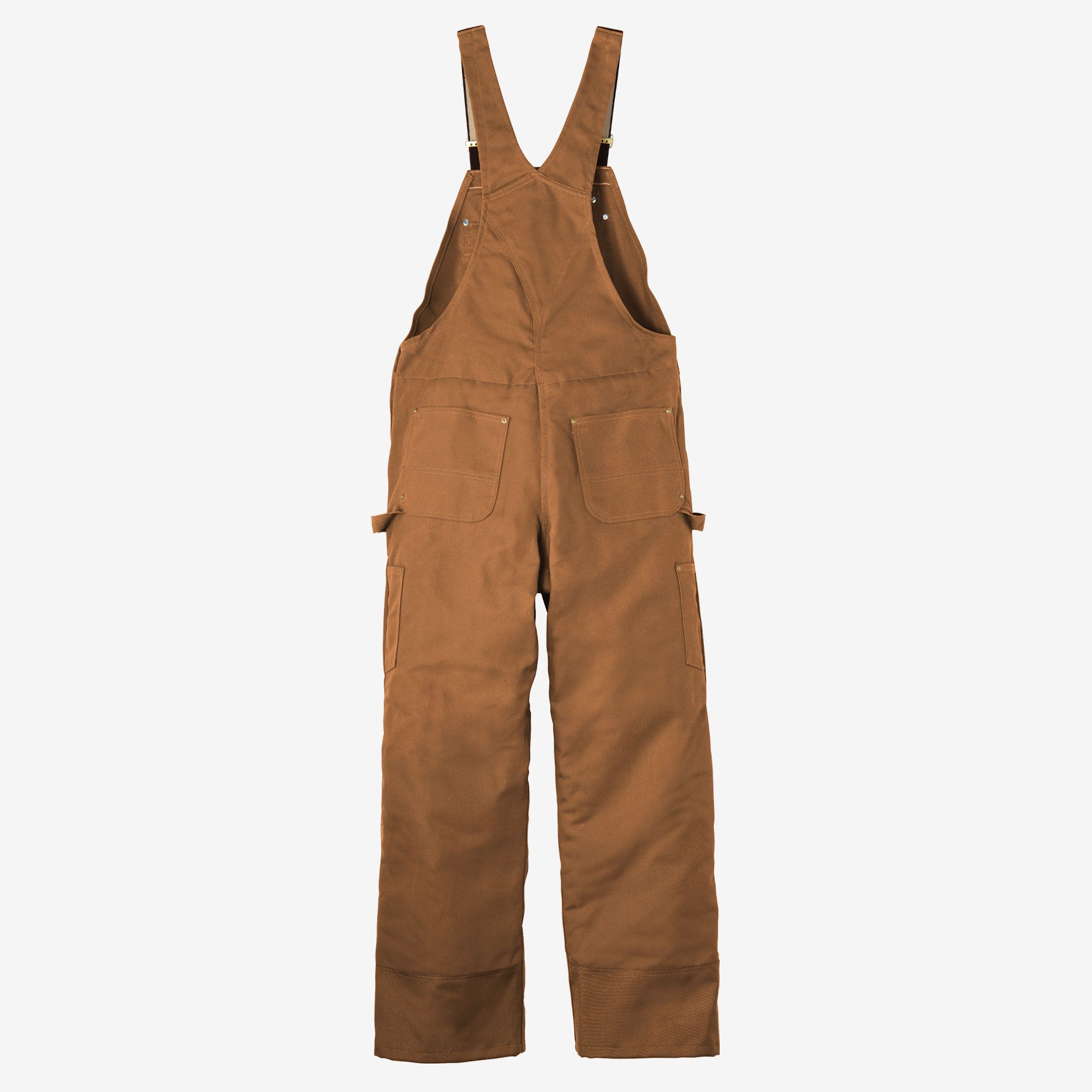 Carhartt Bib Overalls Button Up Pant Legs Multi Pocket outlets Red Lined 40