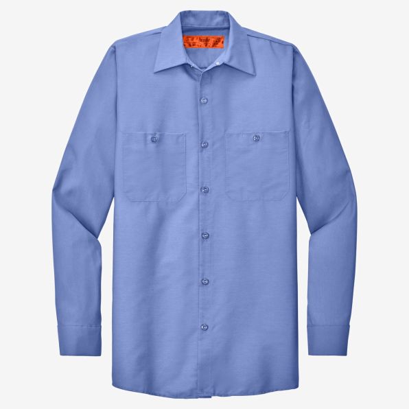 Red Kap Long Sleeve Industrial Work Shirt