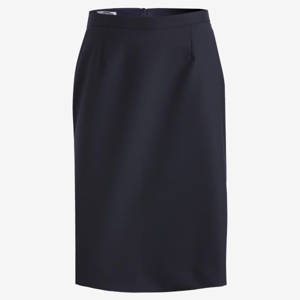 Ladies Wool Blend Straight Skirt