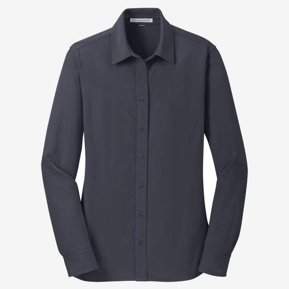Port Authority Women's Dimension Knit Dress Shirt