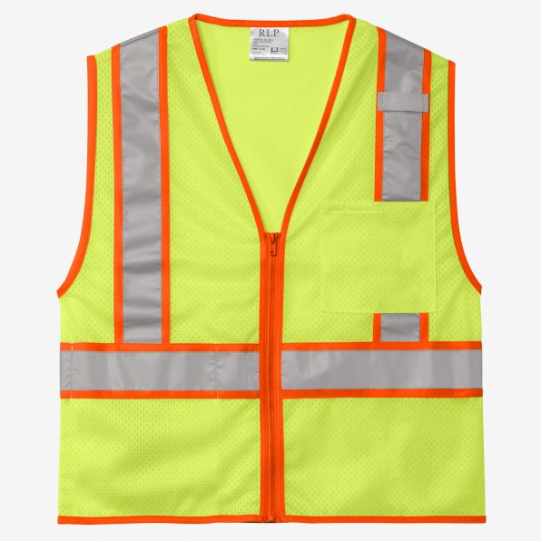 High Visibility Mesh Two-Tone Vest