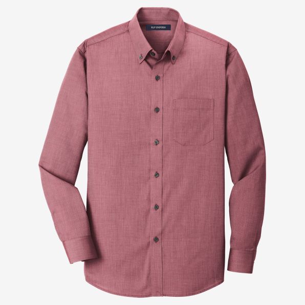 Nailhead Non-Iron Long-Sleeve Shirt