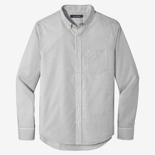 Open Ground Check Non-Iron Long-Sleeve Shirt