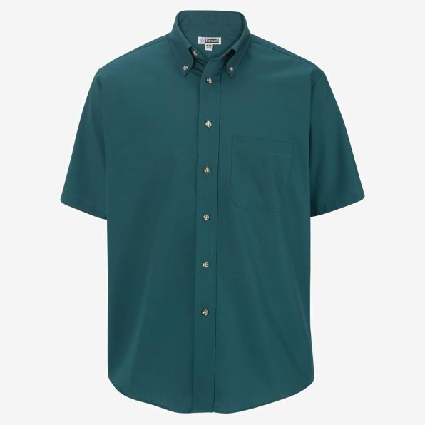 Mens Easy Care Short Sleeve Poplin Shirt