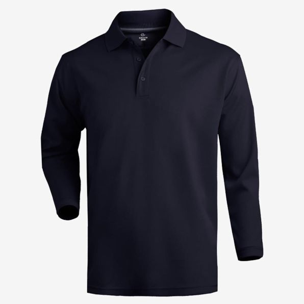 Hi-Performance Mesh Long Sleeve Polo