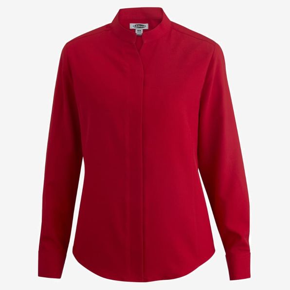 Ladies Stand-Up Collar Shirt