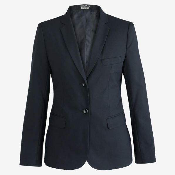 Ladies Single Breasted Poly/Wool Suit Coat