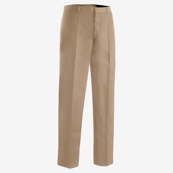 Mens Microfiber Flat Front Pant