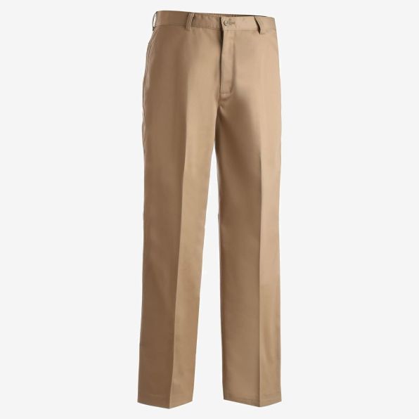 Mens Easy Fit Chino Flat Front Pant