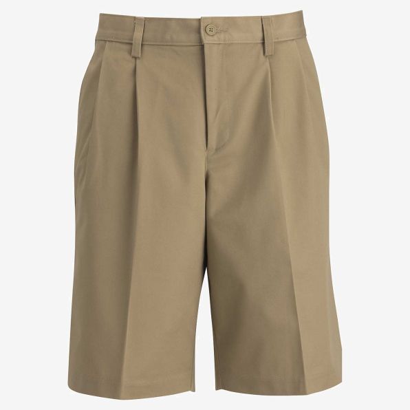 Mens Utility Chino Pleated Front Short