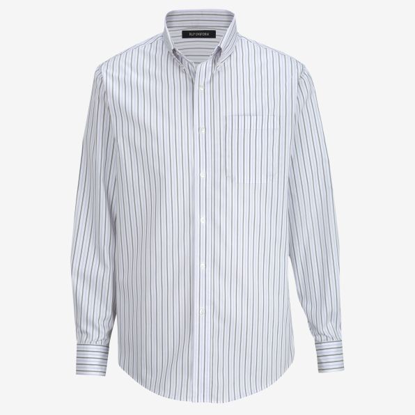 Double Stripe Long-Sleeve Dress Shirt