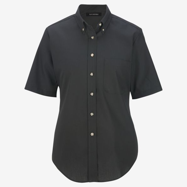 Easy-Care Poplin Short-Sleeve Shirt