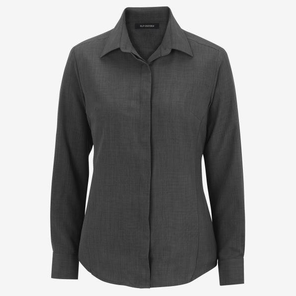 Easy-Care Performance Fly-Front Cafe Shirt
