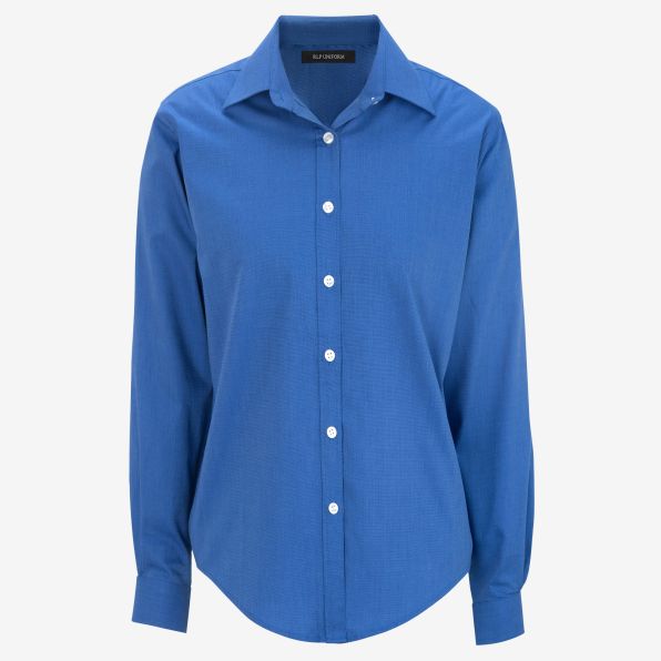 Pinpoint Oxford Long-Sleeve Dress Shirt