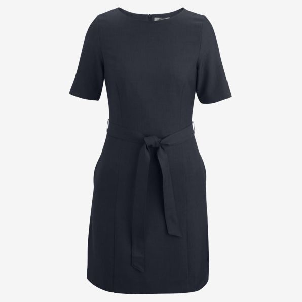 Ladies Synergy Washable Jewel Neck Dress