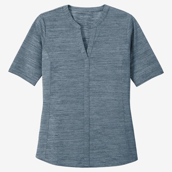 Port Authority Women's Stretch Heather Open Neck Top
