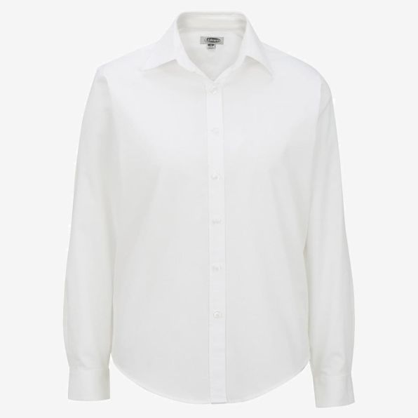 Ladies Pinpoint Oxford Shirt - Long Sleeve