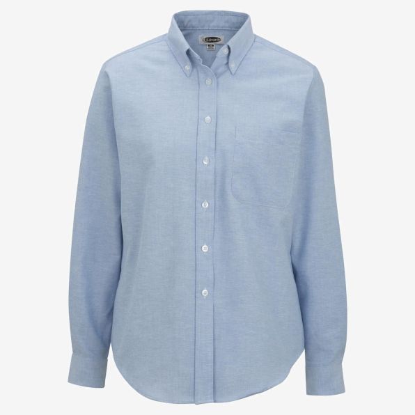 Ladies Long Sleeve Oxford Shirt