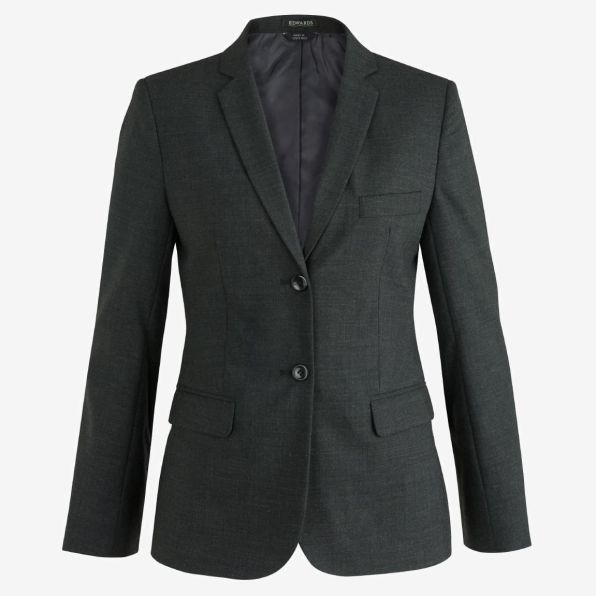 Ladies Single Breasted Poly/Wool Suit Coat