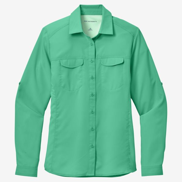 Port Authority Women's Long Sleeve UV Daybreak Shirt
