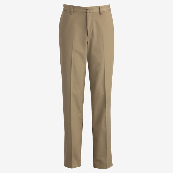 Mens Ez Fit Utility Chino Flat Front Pant
