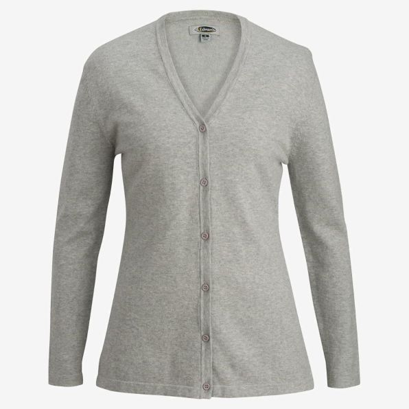 Ladies V-Neck Long Cardigan