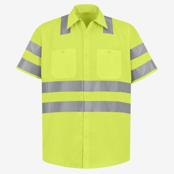 Hi-Visibility Short-Sleeve Work Shirt